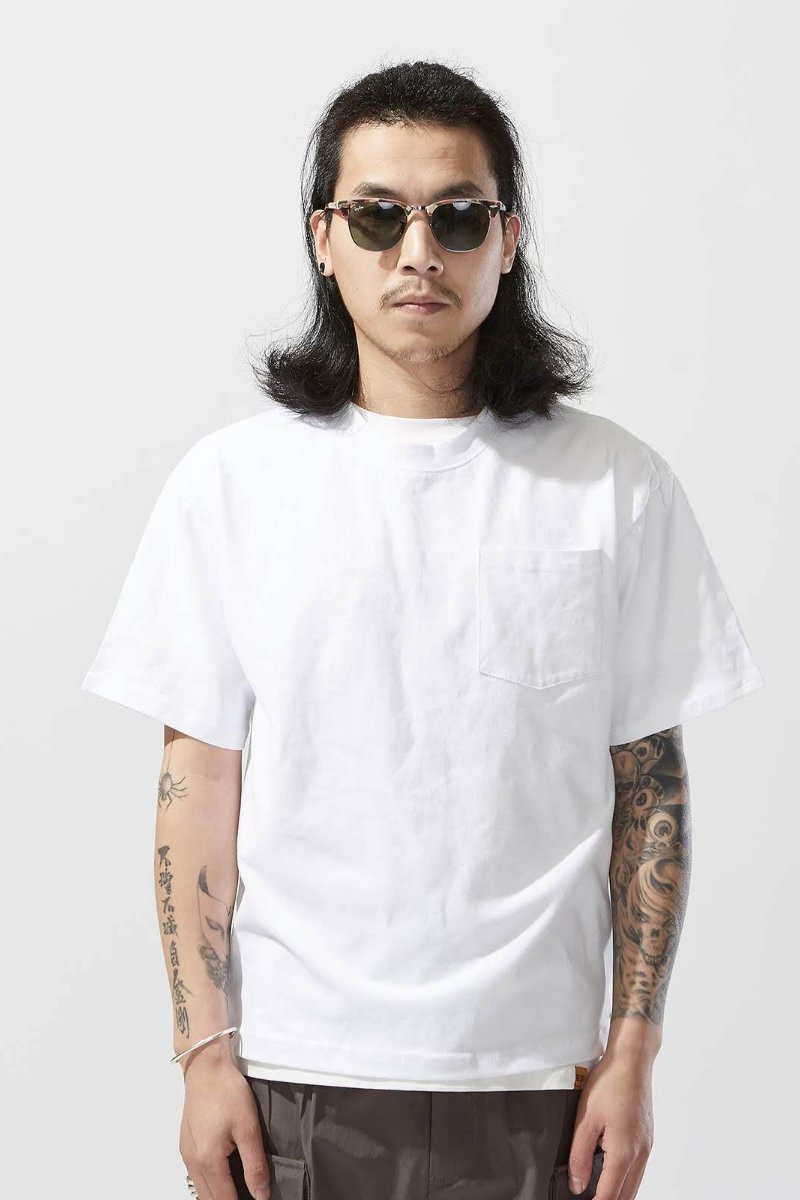 T-shirt in Cotone Basic con Taschino