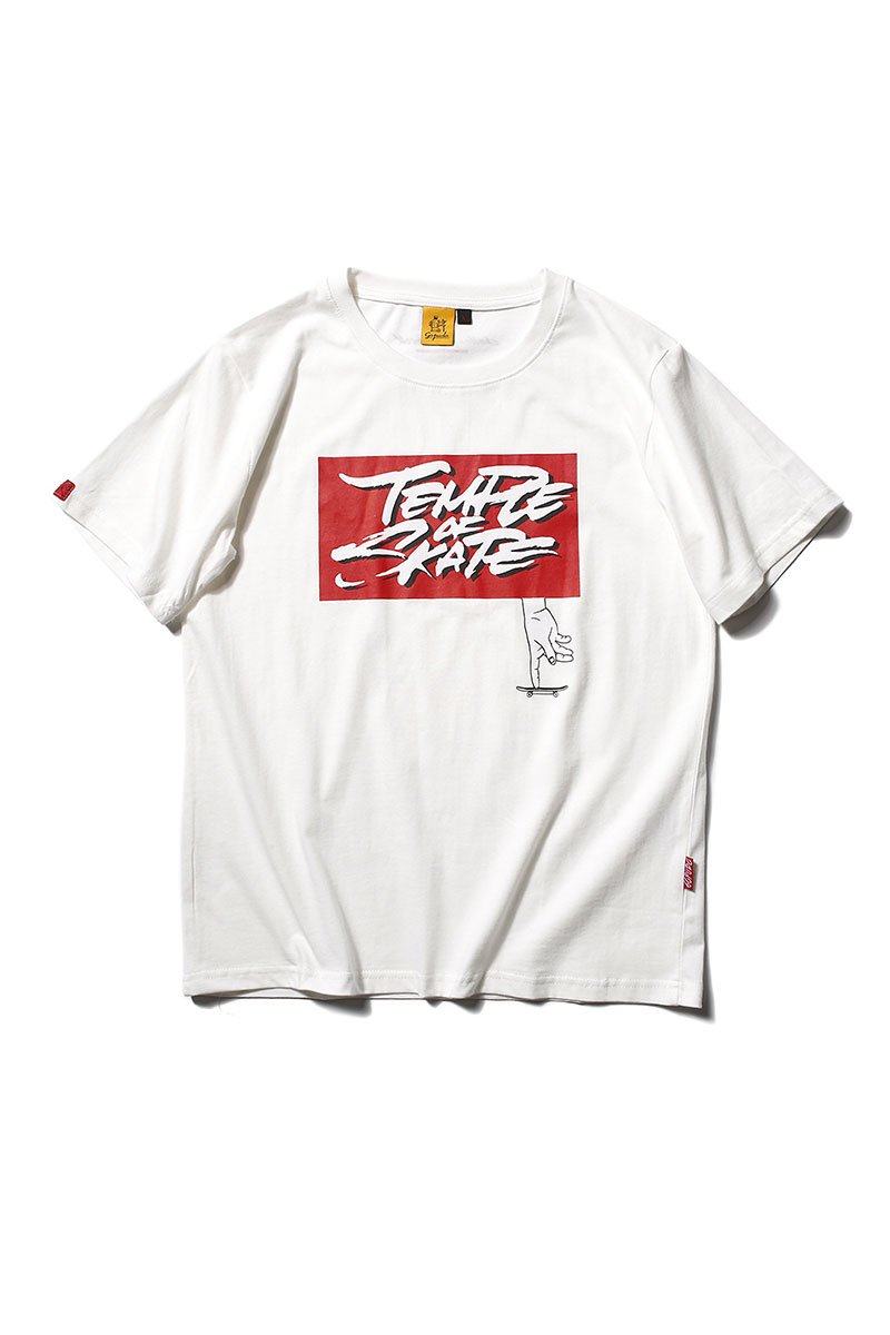 T-shirt Grafica Frontale Temple of Skate
